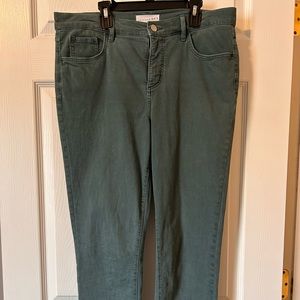 Teal Loft Skinny Jeans Size 29